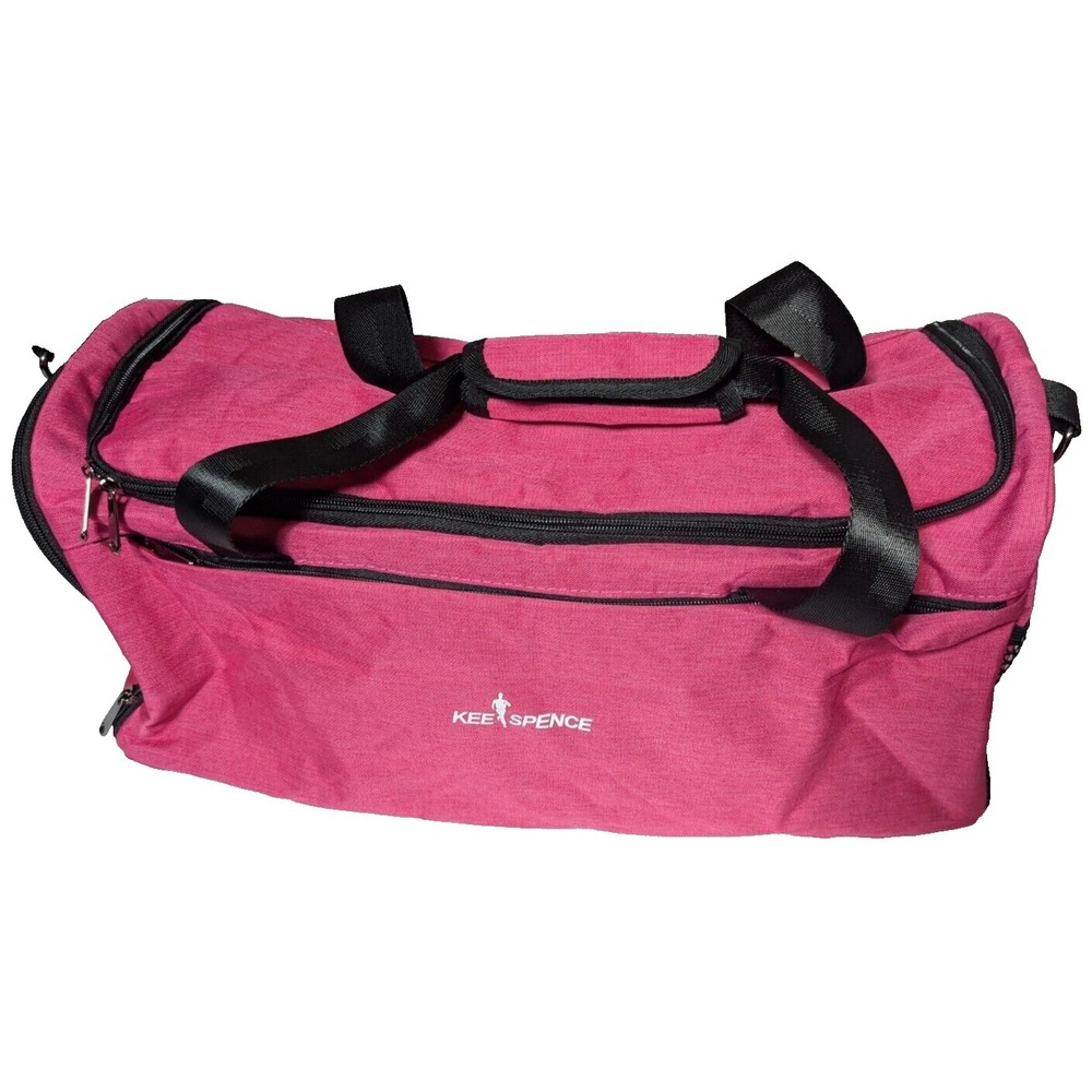 KEE SPENCE Women Pink Duffle Bag EUC